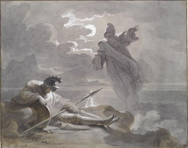 az utókor Henriket jelentős lelki és szellemi kvalitásokkal ruházta fel (Tengerész Henrik látomása Tommaso Minardi festményén)