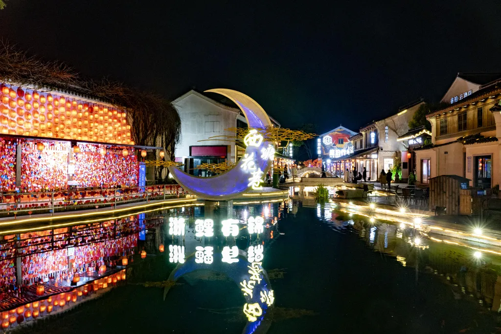 A kínai Hszitang óvárosa