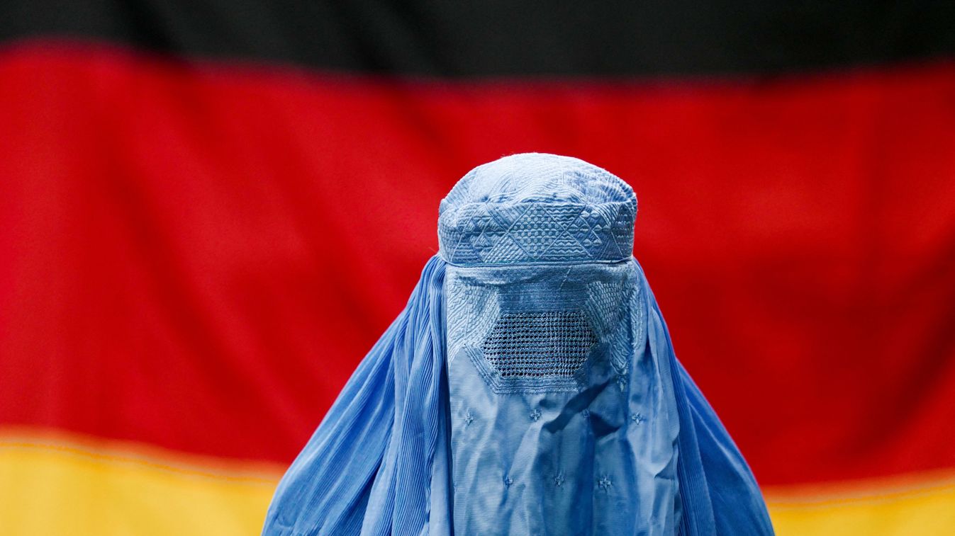 Burqa, németország, muszlim, iszlám