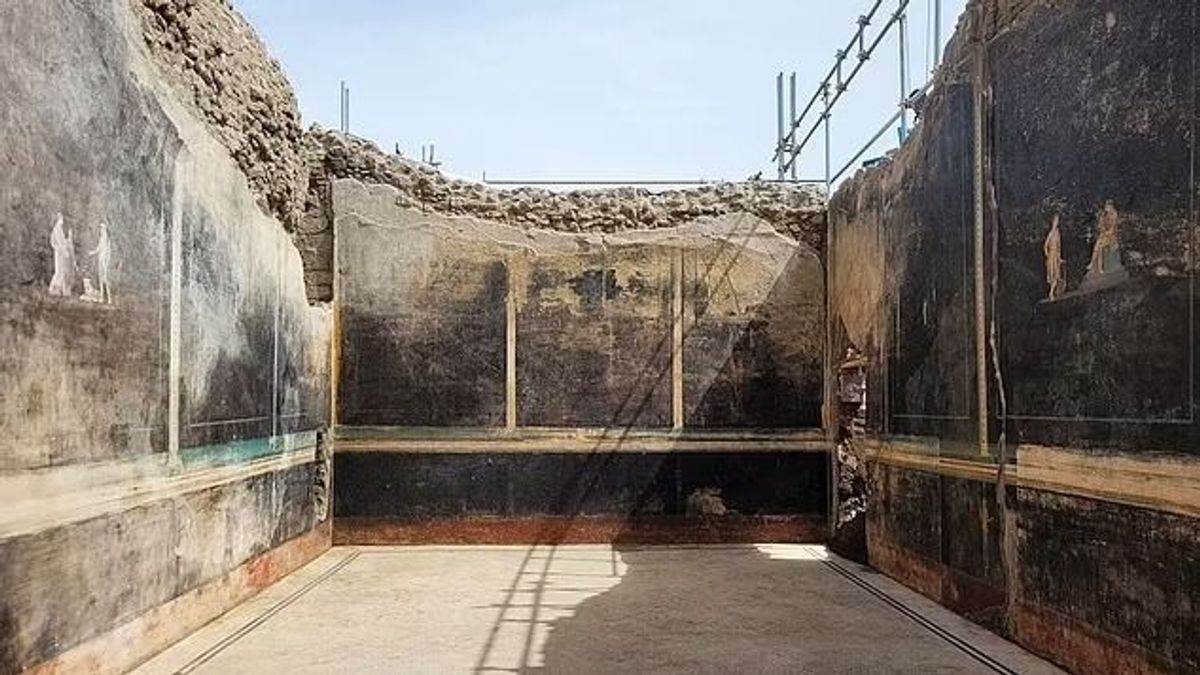 A trójai háború ihlette freskókkal díszített rendezvényteremre bukkantak Pompejiben