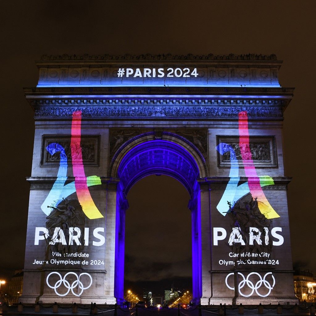 OLYMPIC GAMES - LOGO PARIS 2024 - ARC DE TRIOMPHE