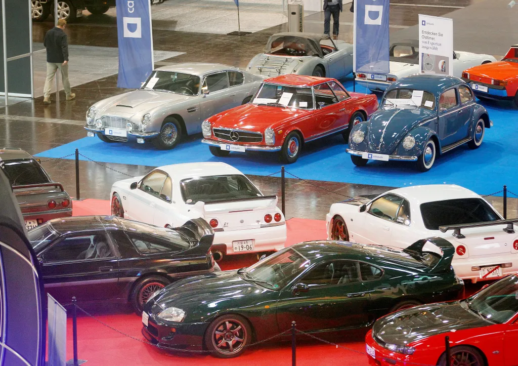 Retro autócsodák a németországi Techno Classica autókiállításon, Techno Classica Essen, TechnoClassicaEssen, 2024
