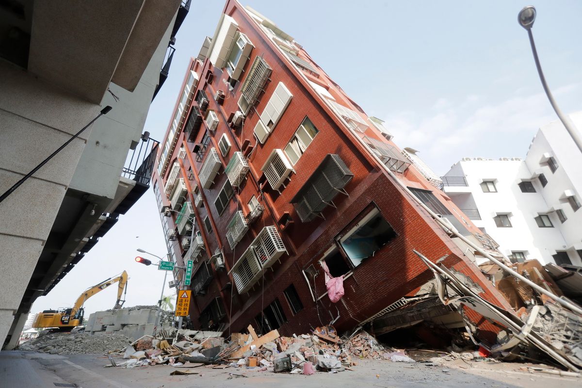 Tajvan, földrengés