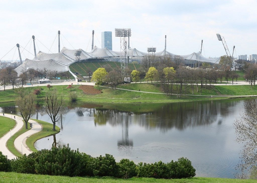 Olympiapark (Olympic Park / OLYMPIASTADION) in Munich, Germany