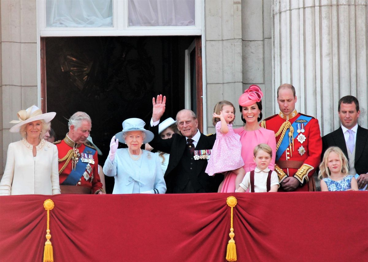Queen,Elizabeth,Prince,Philip,&,Royal,Family,,London,June,17