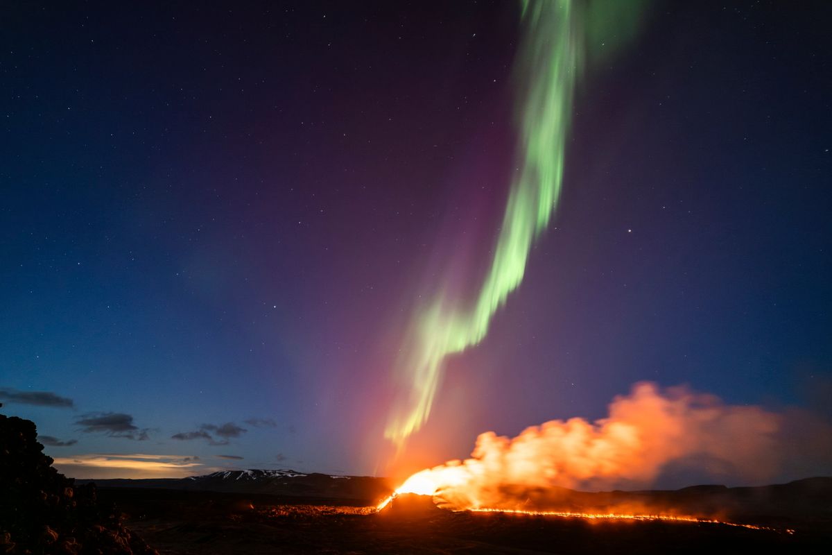 vulkán, Izland