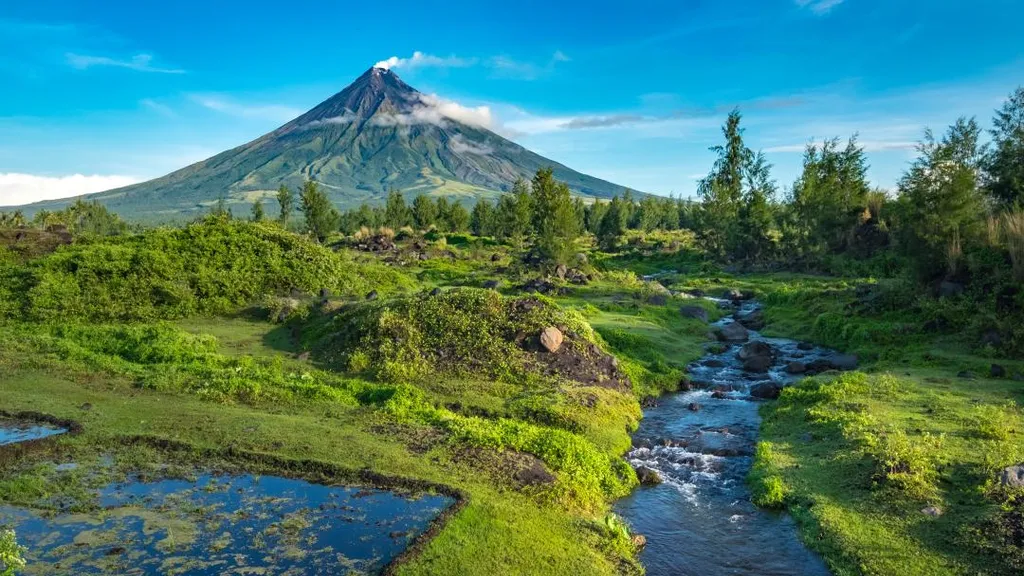 Mayon, hegy, tűzhányó, Fülöp-szigetek, 