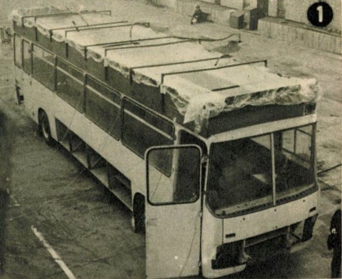 Ikarus autóbusz borulási tesztek archív