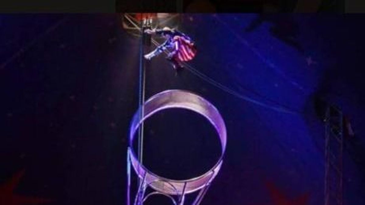 Sokkoló cirkuszi baleset: mélybe zuhant egy artista