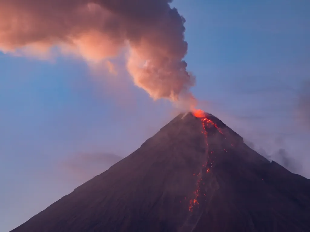 Mayon, hegy, tűzhányó, Fülöp-szigetek, 