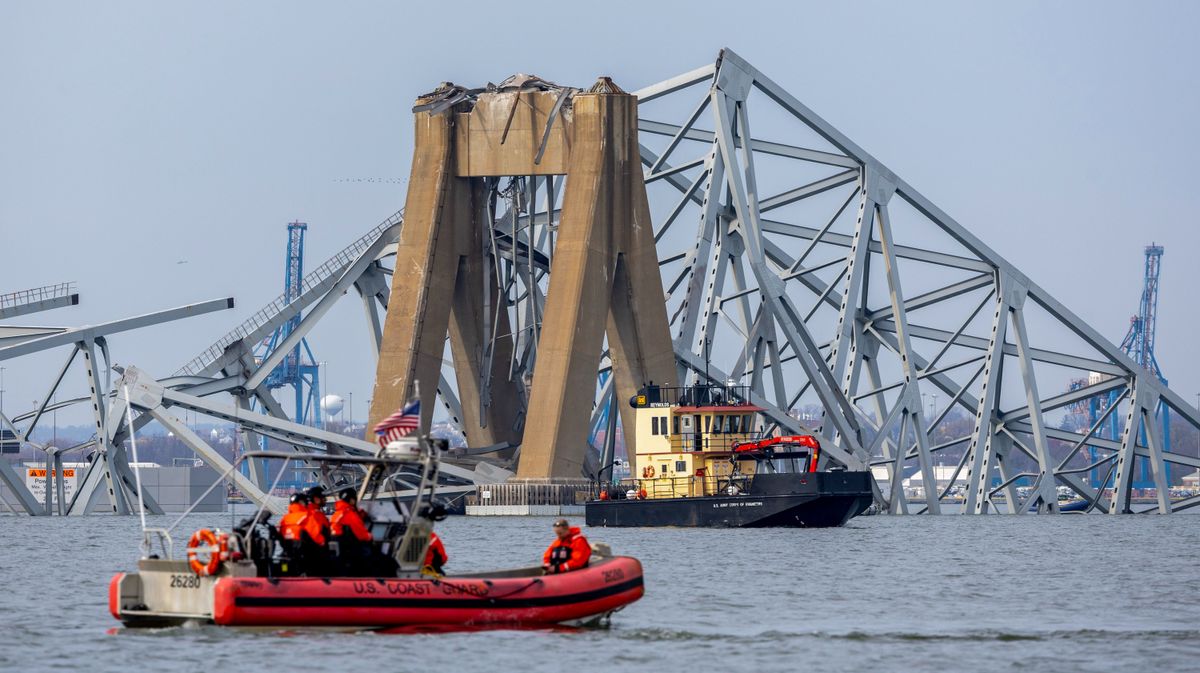 hídomlás, katasztrófa, híd, Baltimore, Egyesült Államok, teherhajó, hajó, ütközés