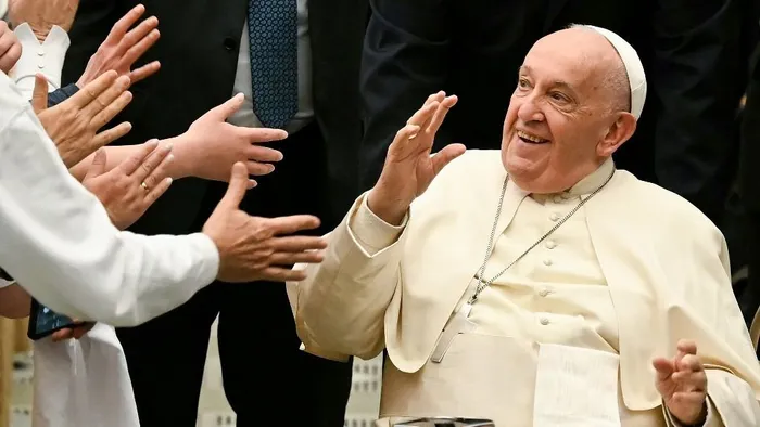 Ferenc pápa magyarul köszöntött több zarándokot