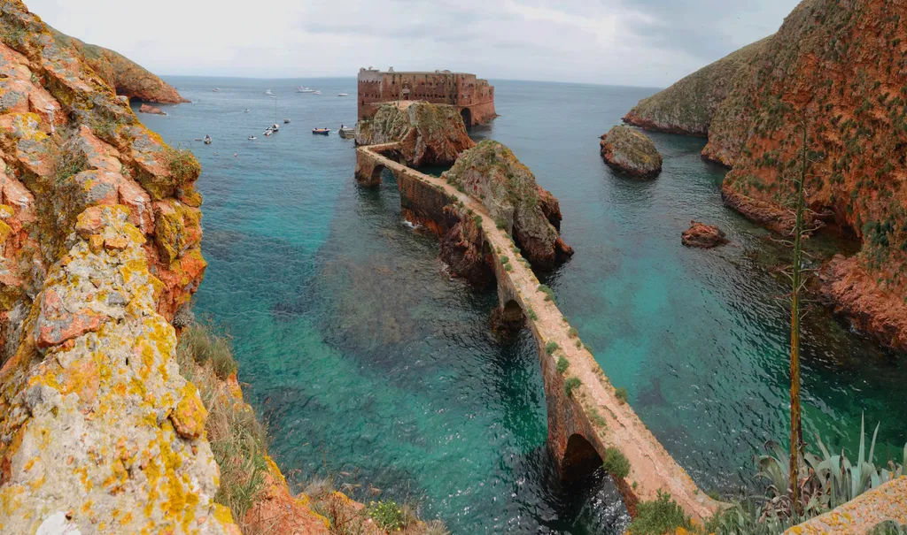 Berlengas erőd, Berlengas, erőd, Portugália, Berlengaserőd, tengeri erőd, katonai építmény, kolostor, 