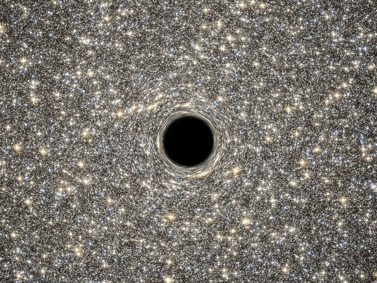 A fekete lyuk körüli csillagok kannibálokként viselkednek.
