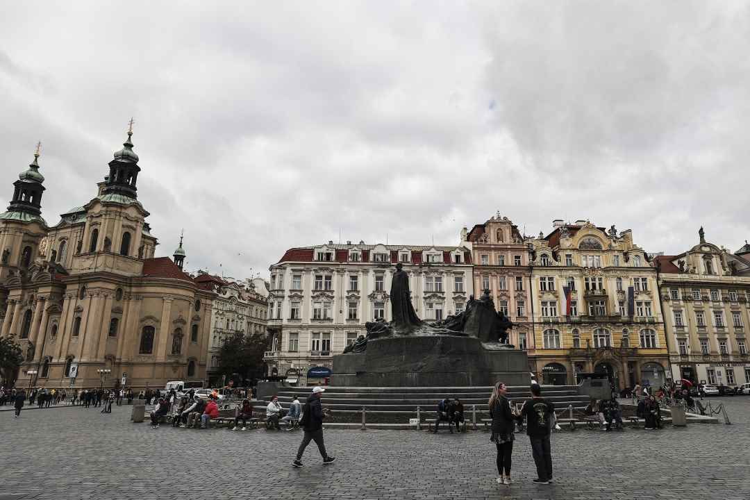 Prága,Csehország,belváros,tér