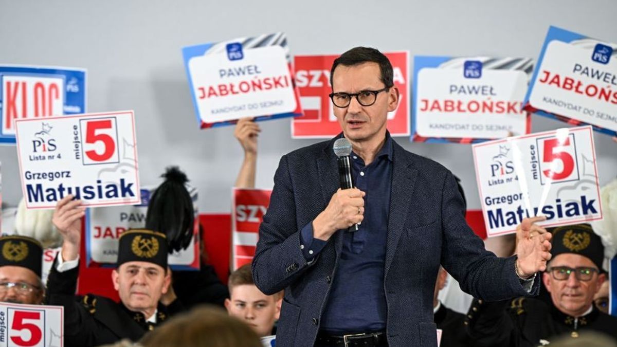 Mateusz Morawiecki is beszédet mond a CPAC Hungary-n