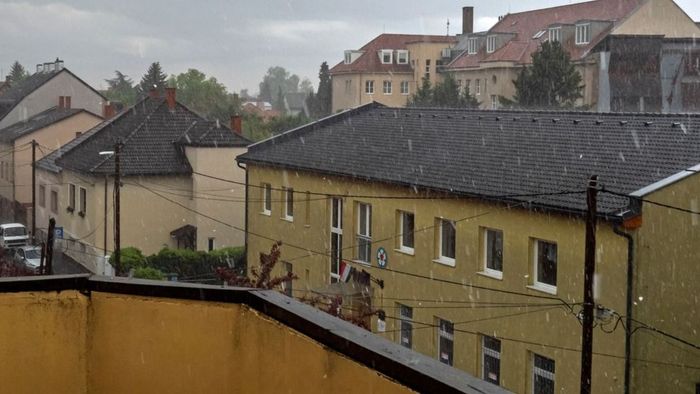 Apokaliptikus idő volt Sopronban, mindent elárasztott a jégeső