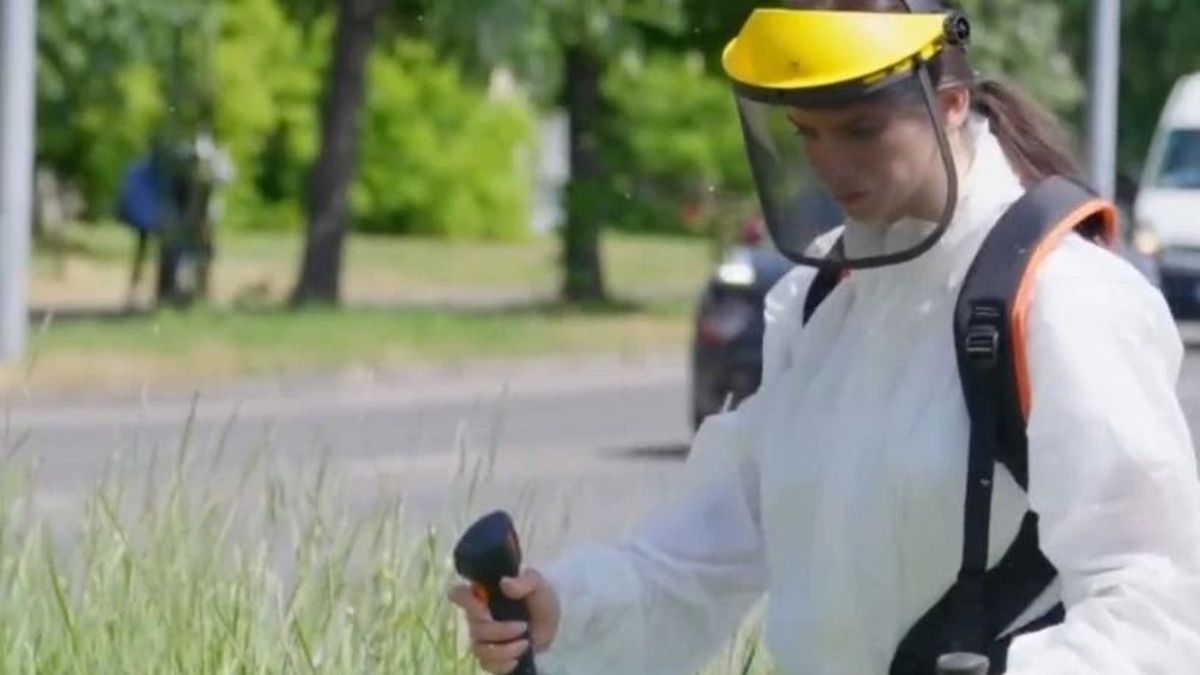 Szentkirályi Alexandra fűnyírót ragadott, és megmutatta, mit kellene csinálnia a főpolgármesternek