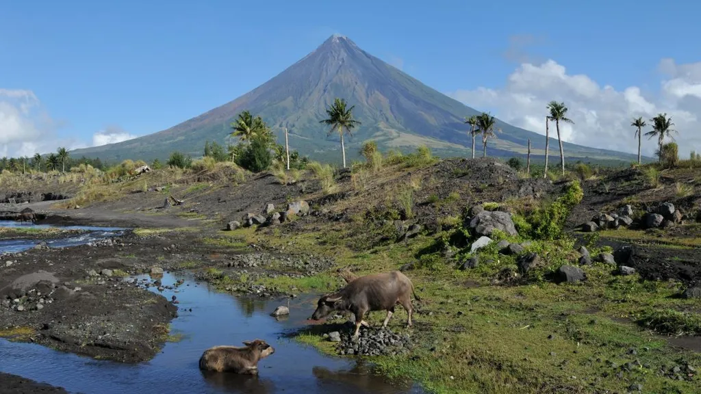 Mayon, hegy, tűzhányó, Fülöp-szigetek, 