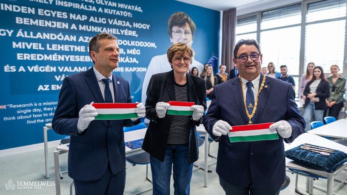 Egykori egyetemének ajánlotta fel Nobel-díjának másolatát Karikó Katalin