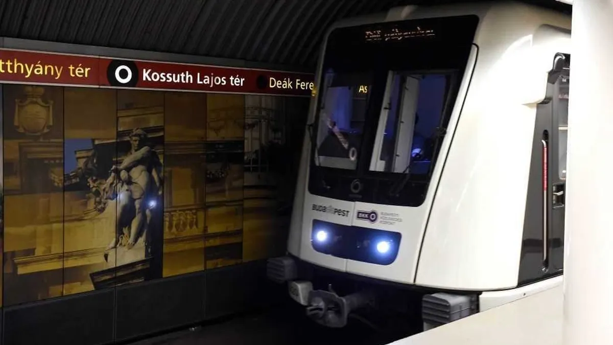 Elgázolt egy embert a metró a Blaha Lujza téren