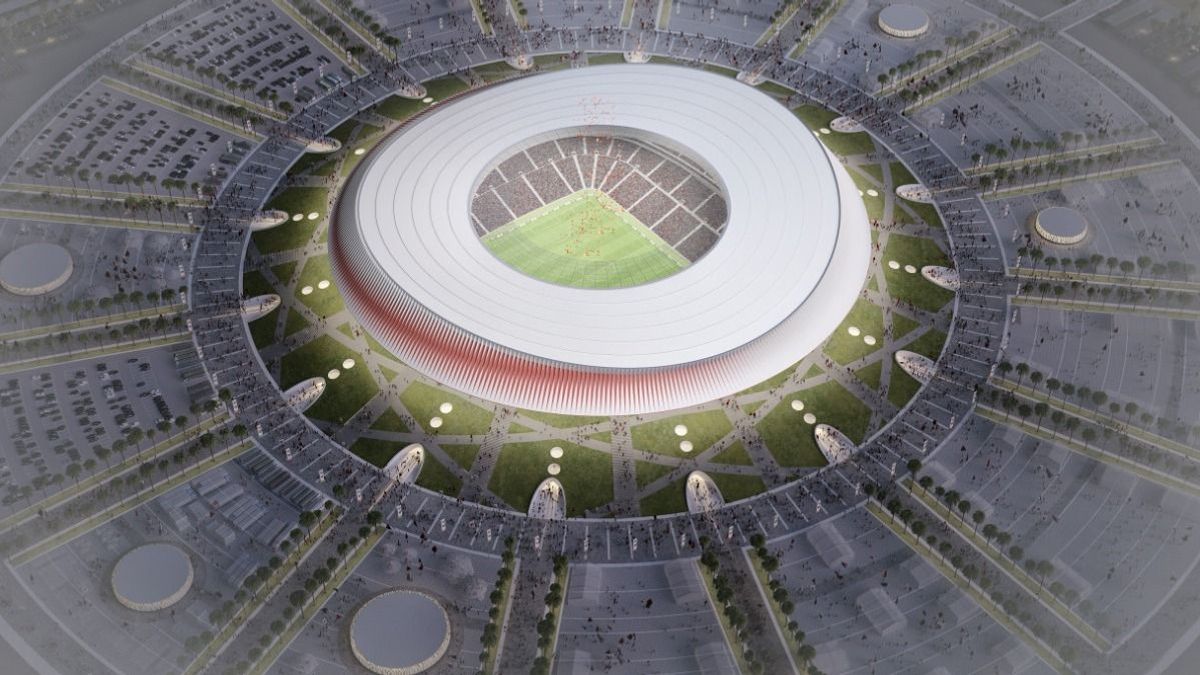 Erre biztosan nem gondolt volna: itt épül a világ legnagyobb stadionja