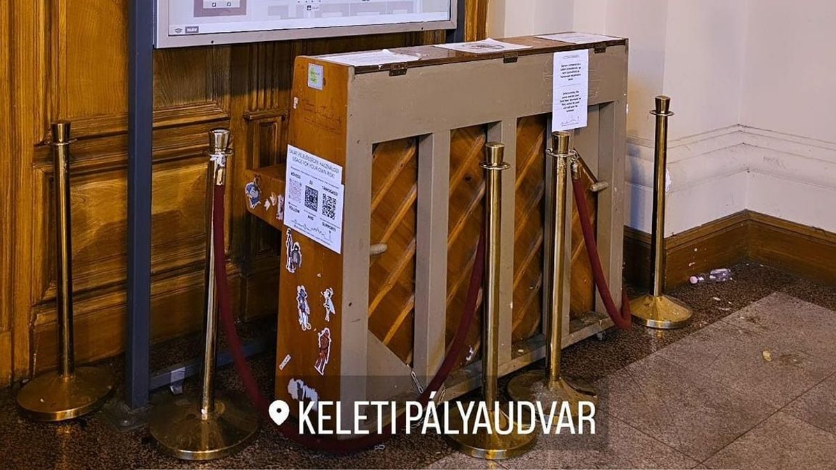 Huligánok tönkretették a Keleti pályaudvar közösségi zongoráját