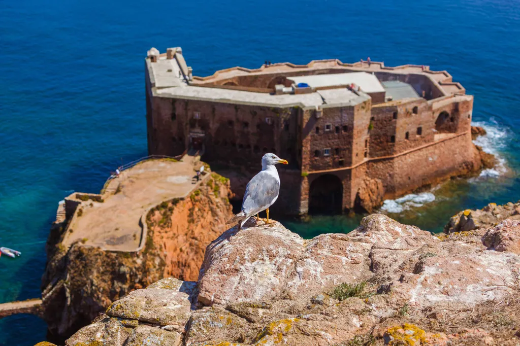 Berlengas erőd, Berlengas, erőd, Portugália, Berlengaserőd, tengeri erőd, katonai építmény, kolostor, 