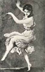 Isadora Duncan (1878-1927) táncol