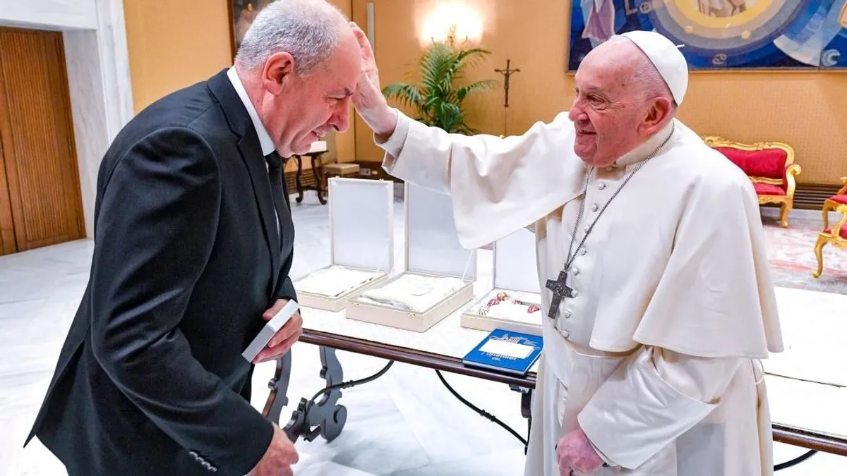 Ferenc pápával találkzott a magyar köztársasági elnök