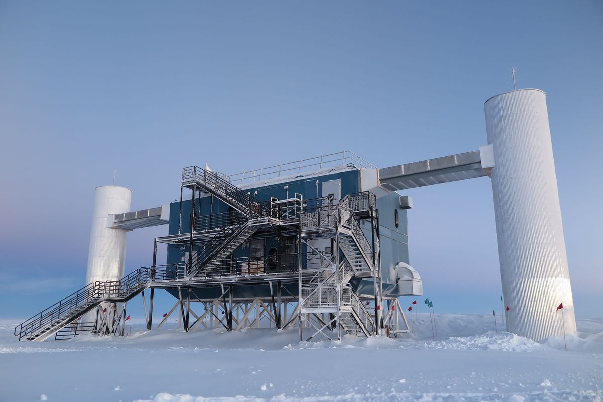 Az IceCube Neutrino Observatory épülete
