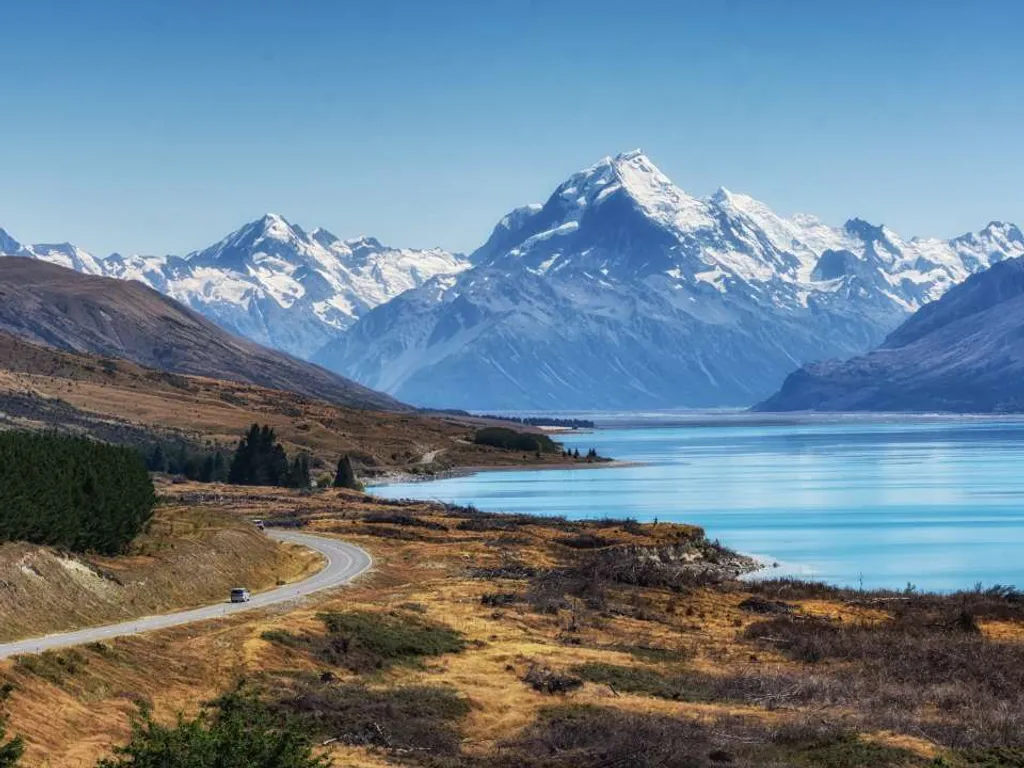 Déli-Alpok, Új-Zéland, Mount, Cook, 
