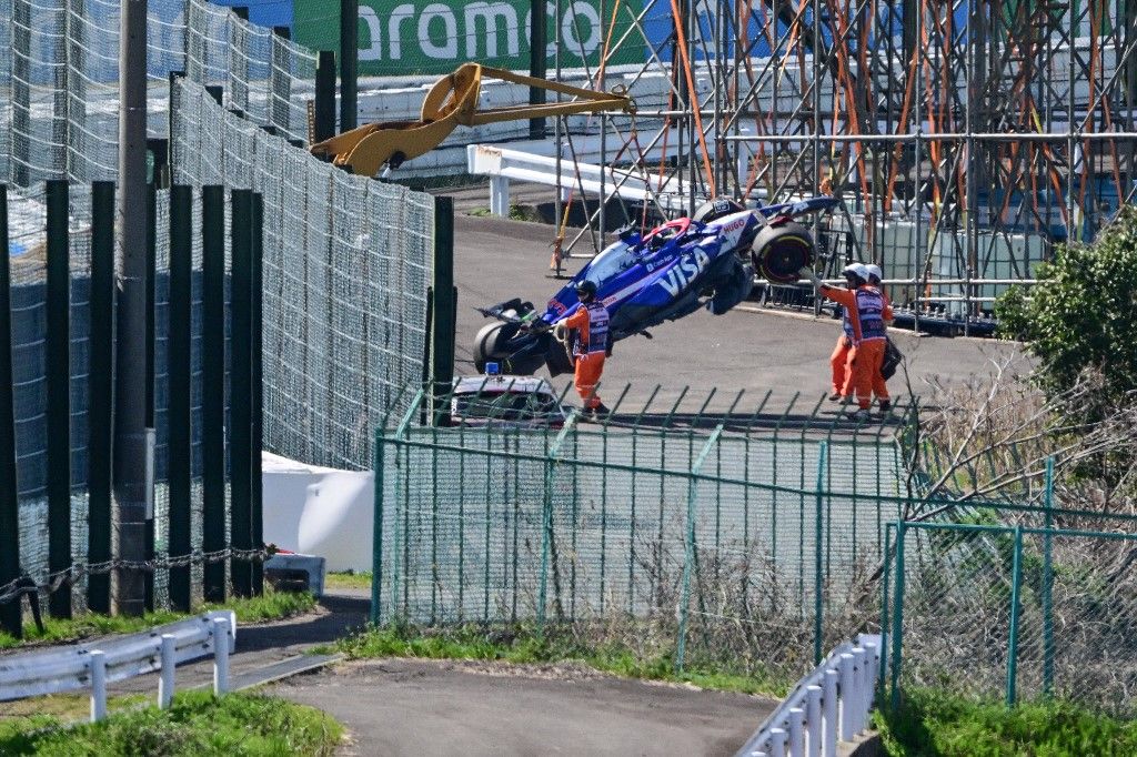 Forma-1, Japán Nagydíj 2024, baleset, Daniel Ricciardo