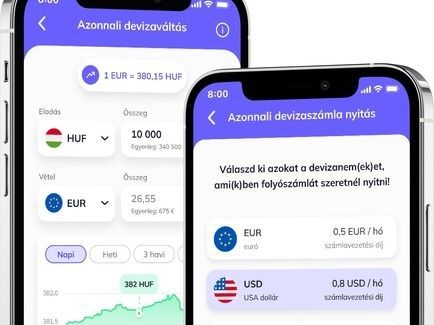 A Gránit Bank mobilapplikációjának egyik új funkciójaként jelent meg tavaly az azonnali devizaváltás