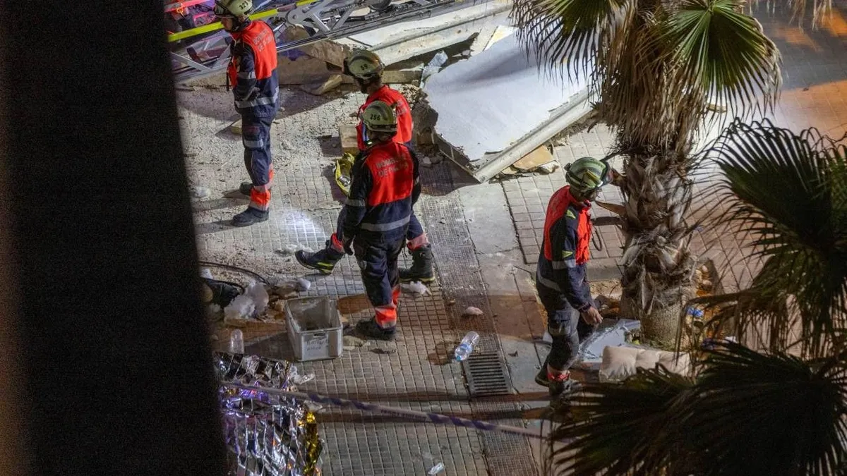 Összeomlott egy épület Mallorcán, többen meghaltak - videó