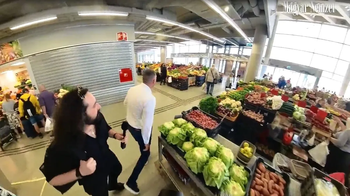 A piacra menekült a kérdések elől Gyurcsány újpesti polgármesterjelöltje