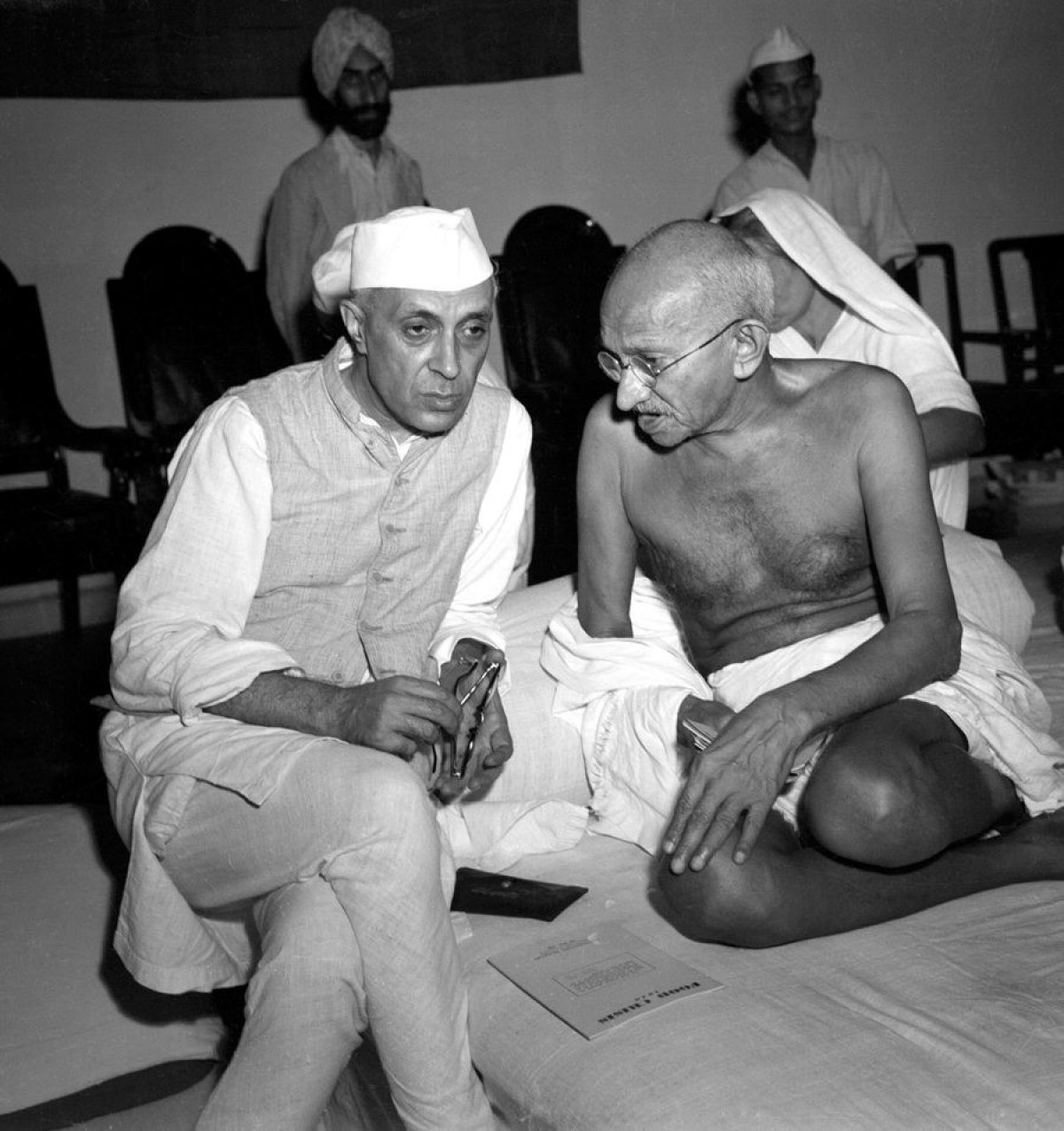Gandhi és Nehru 