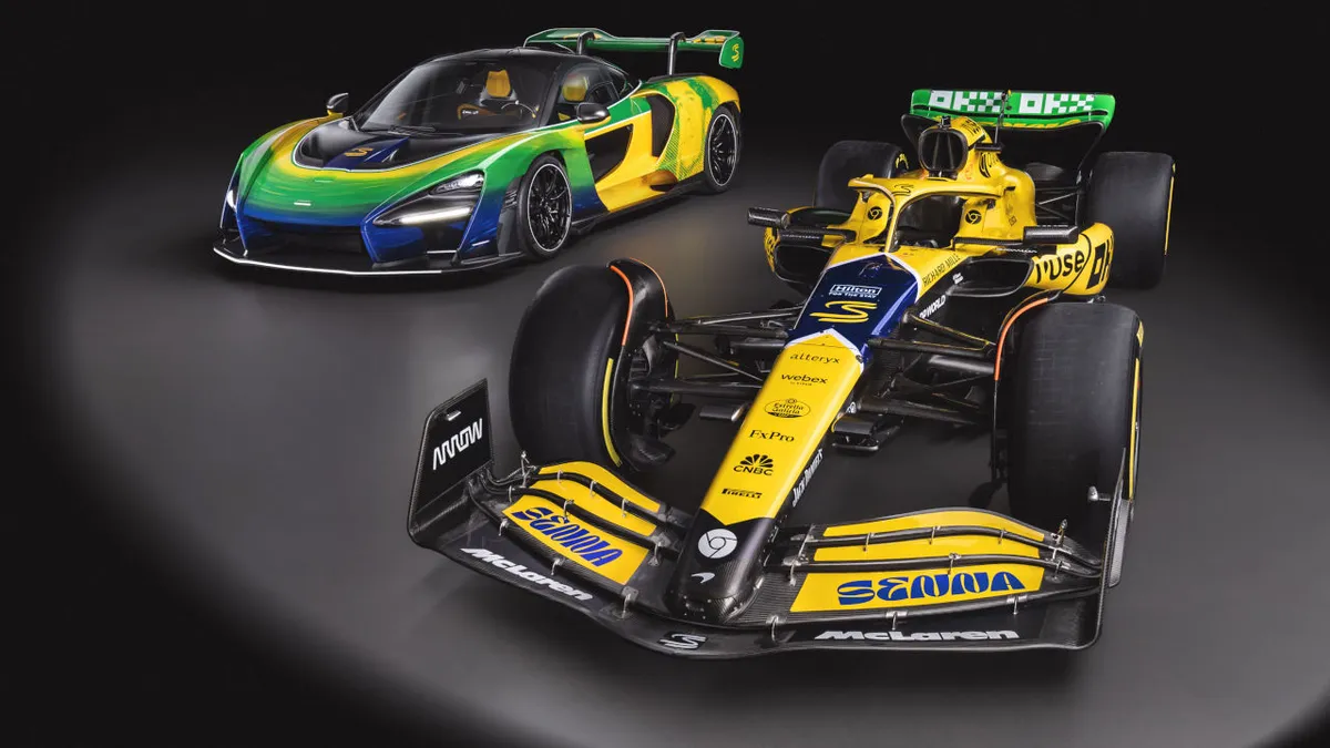 A McLaren utcai és F1-es autóval emlékezik Sennára