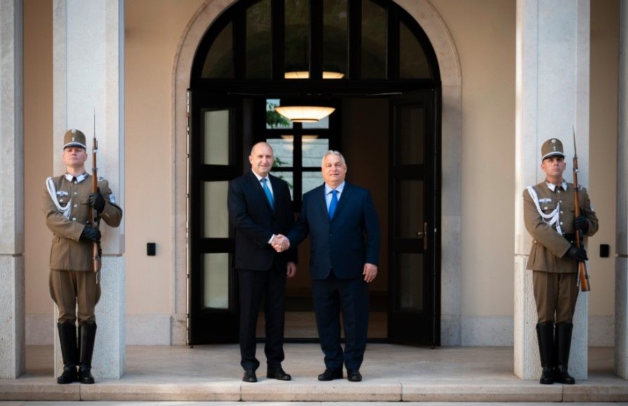 Orbán Viktor és a bolgár elnök