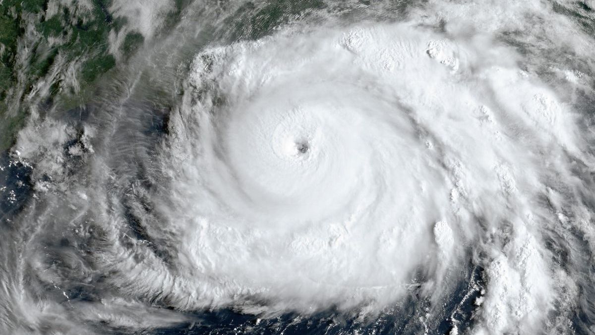 Az Ida hurrikán műholdképe, hurrikánszezon