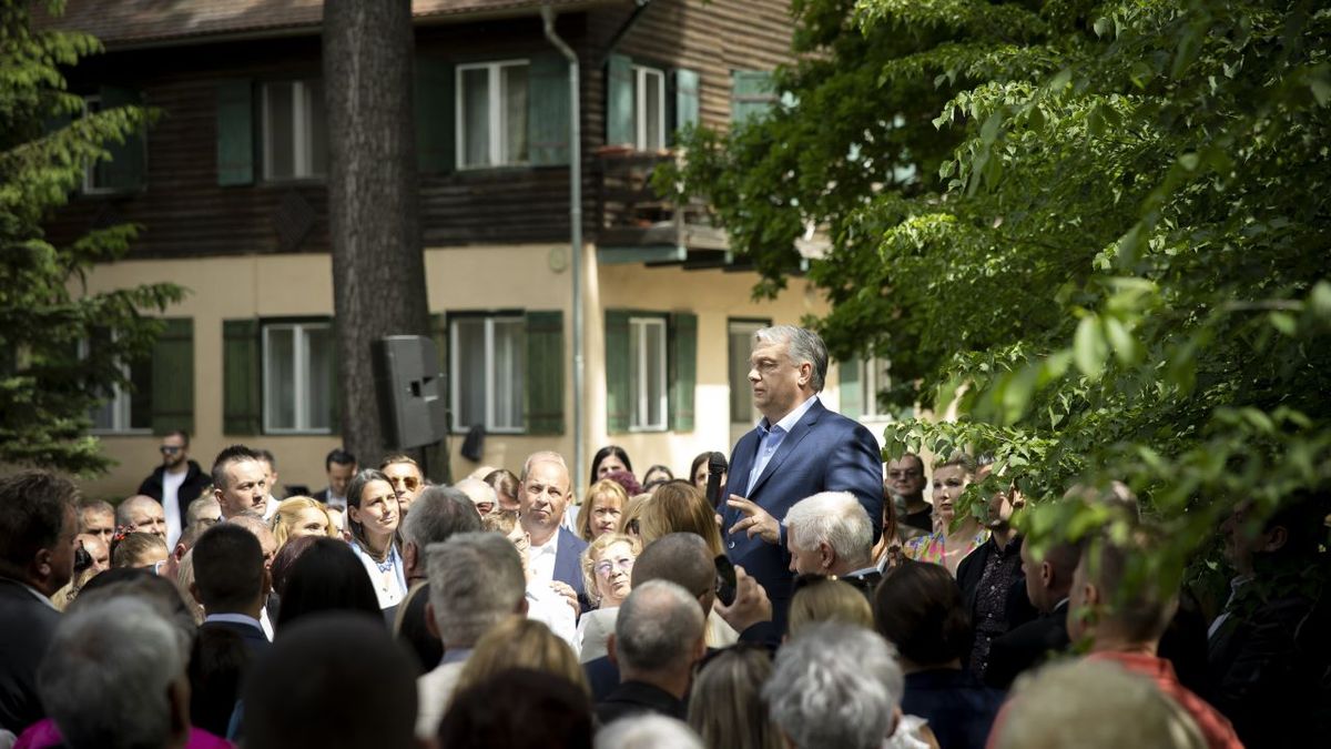 Orbán Viktor Nyíregyházán folytatta vidéki kampánykörútját, OrbánViktor, 2024.05.02.