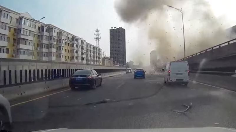 Gázrobbanás Kínában.