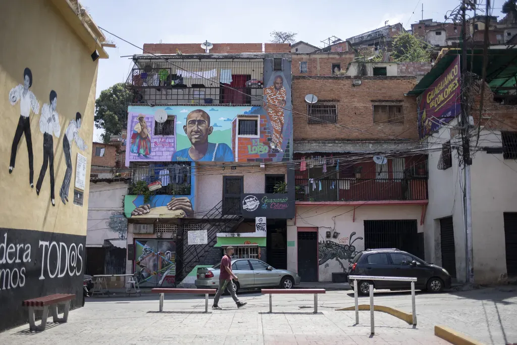 San Augustín Caracas falfestmény