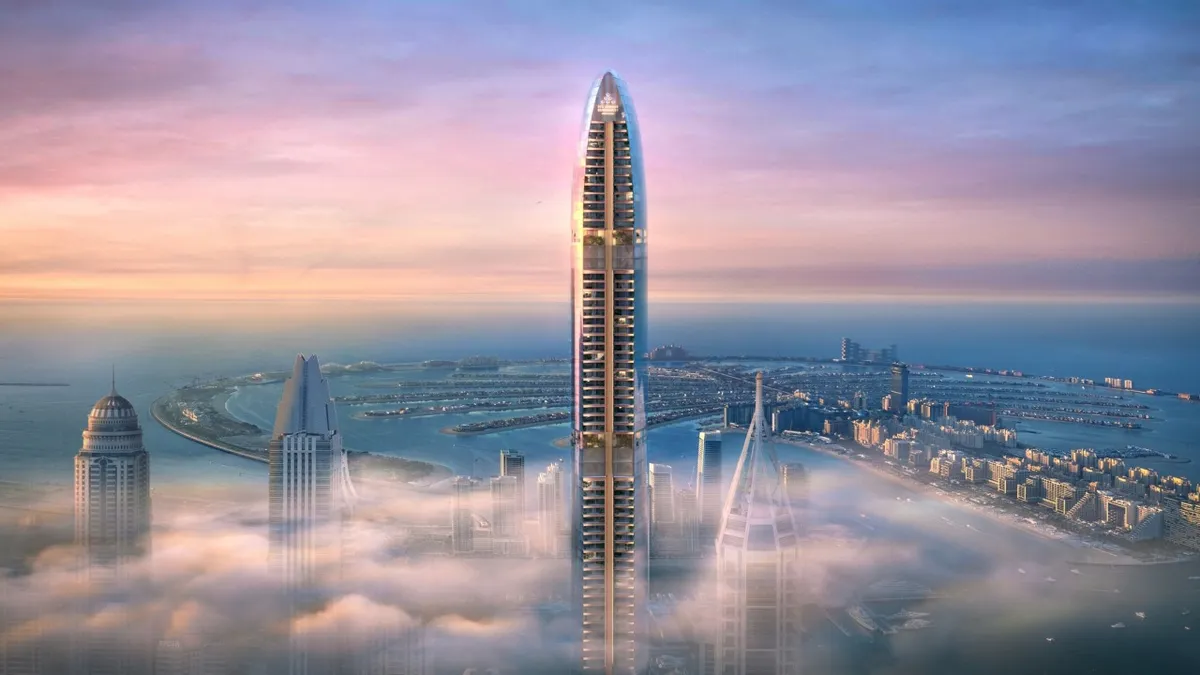 122 emeletes lesz a világ legmagasabb lakóépülete Dubajban