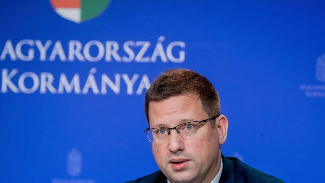 kormányinfó, sajtótájékoztató, sajttáj, Vitályos Eszter, VitályosEszter, Gulyás Gergely, GulyásGergely, 2024. 05. 23.
