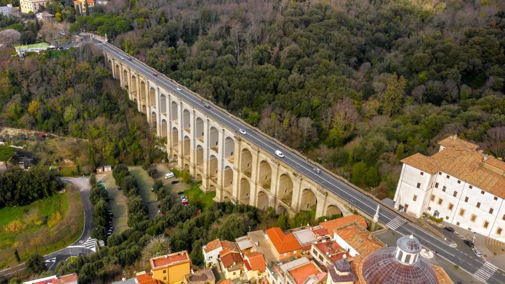 Ariccia, híd, viadukt, Olaszország, 