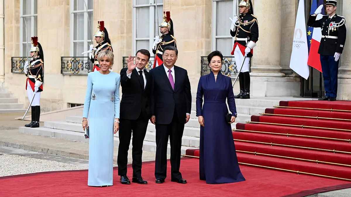 Sztárok Macron és a kínai elnök díszvacsoráján Párizsban