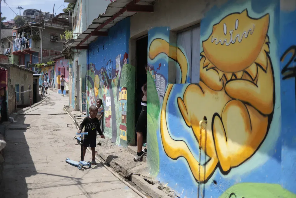 San Augustín Caracas falfestmény