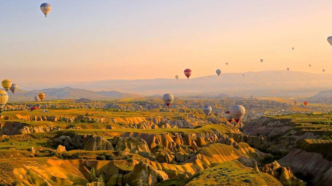 Hőlégballonok Törökországban