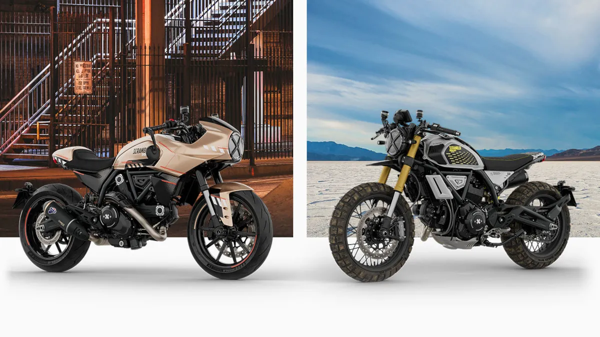 Rögtön 2 Scrambler-tanulmányt is épített a Ducati